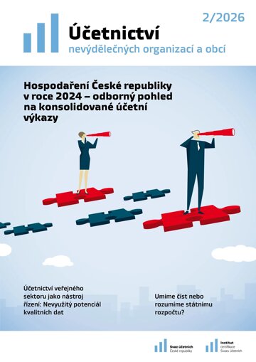 Obálka e-magazínu Účetnictví nevýdělečných organizací a obcí 2/2026