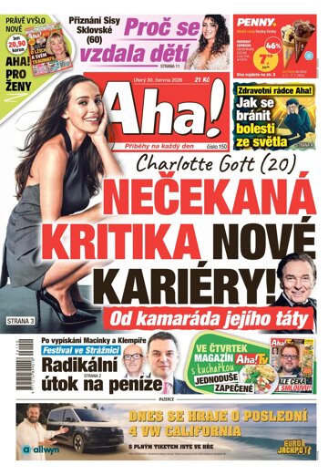 Obálka e-magazínu AHA! 30.6.2026