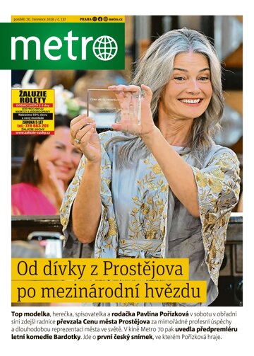 Obálka e-magazínu deník METRO 20.7.2026