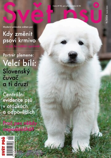Obálka e-magazínu Svět psů 9/2026
