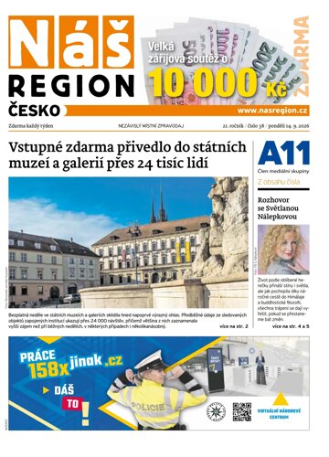 Obálka e-magazínu Náš Region - Česko 38/2026