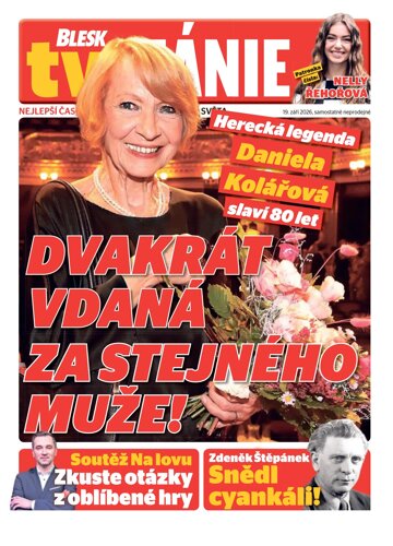 Obálka e-magazínu Blesk Tv manie 19.9.2026