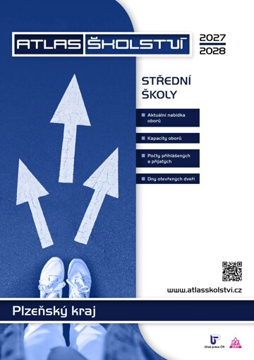 Obálka e-magazínu Atlas školství - střední školy - Plzeňský kraj 2027/2028