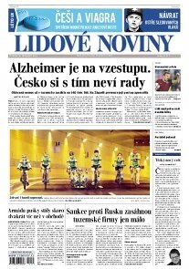 Obálka e-magazínu Lidové noviny 31.7.2014