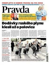 Obálka e-magazínu Pravda 2. 10. 2014