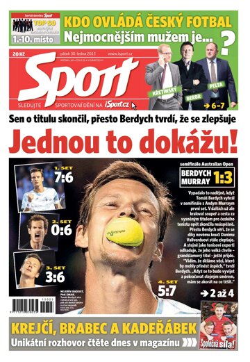 Obálka e-magazínu Sport 30.1.2015