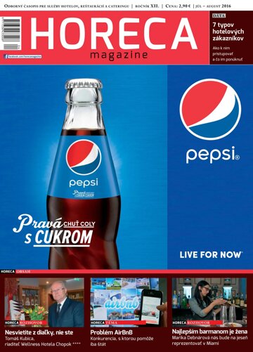 Obálka e-magazínu Horeca 7-8/2016