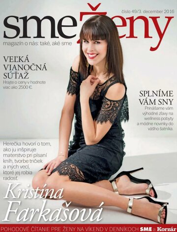 Obálka e-magazínu SME Ženy 3/12/2016