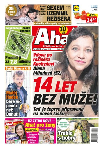 Obálka e-magazínu AHA! 12.3.2018