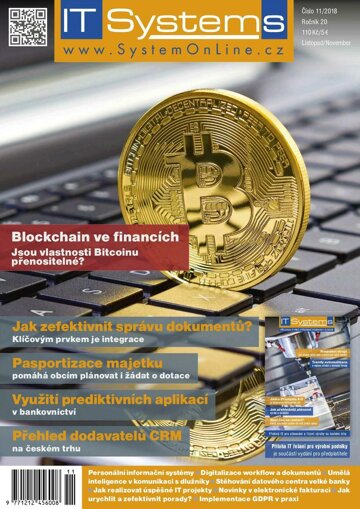 Obálka e-magazínu IT Systems 11/2018