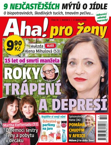 Obálka e-magazínu AHA! pro ženy 14/2019