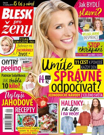 Obálka e-magazínu Blesk pro ženy 20/2019