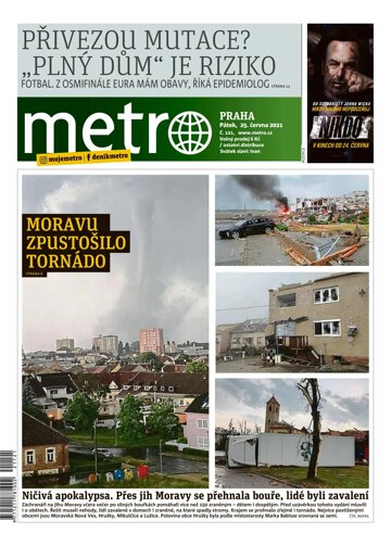 Obálka e-magazínu deník METRO 25.6.2021