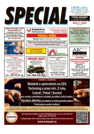 Obálka e-magazínu Special 1/2022