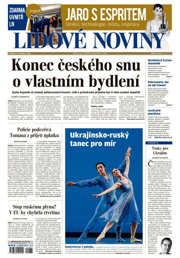 Obálka e-magazínu Lidové noviny 6.4.2022