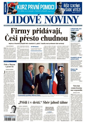 Obálka e-magazínu Lidové noviny 8.6.2022