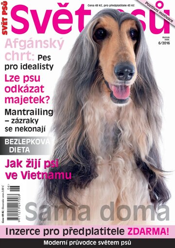 Obálka e-magazínu Svět psů 6/2016