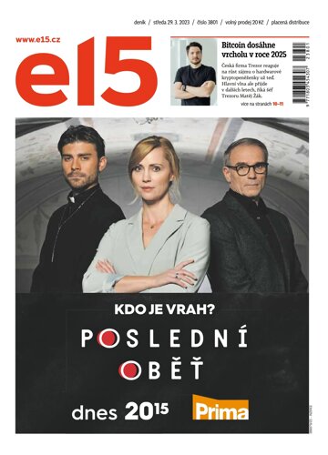 Obálka e-magazínu E15 29.3.2023