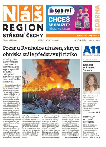Obálka e-magazínu Náš Region - Střední Čechy 18/2025
