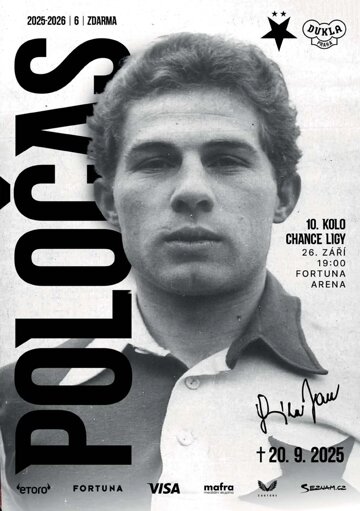 Obálka e-magazínu Poločas 26/2025č.6 Slavia – Dukla