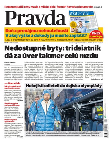 Obálka e-magazínu Pravda 04. 02. 2026