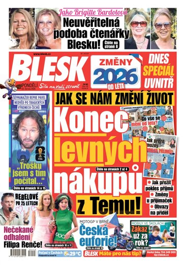 Obálka e-magazínu Blesk 22.6.2026