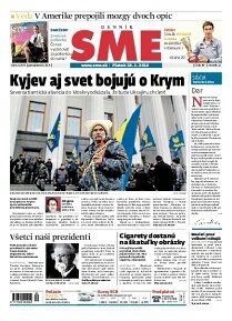 Obálka e-magazínu SME 28.2.2014