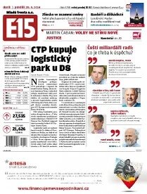 Obálka e-magazínu E15 29.9.2014