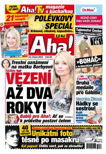 Obálka e-magazínu AHA! 12.3.2015