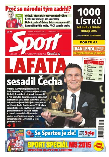 Obálka e-magazínu Sport 30.3.2015