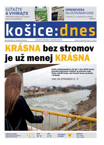 Obálka e-magazínu košice:dnes 23.3.2016