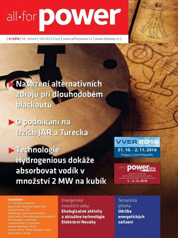 Obálka e-magazínu All for Power 4/2016