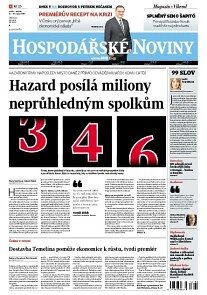 Obálka e-magazínu Hospodářské noviny 160 - 17.8.2012
