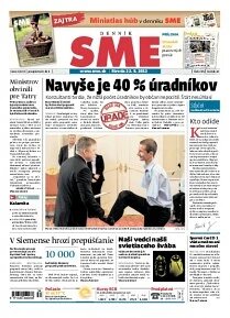 Obálka e-magazínu SME 22.8.2012
