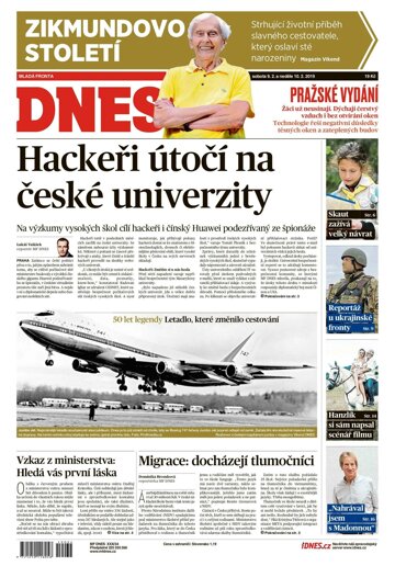 Obálka e-magazínu MF Dnes 9.2.2019