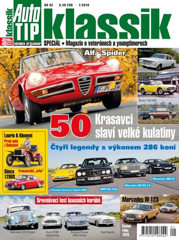 Obálka e-magazínu AutoTip Klassik - 01/2016