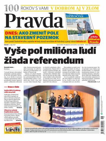 Obálka e-magazínu Pravda 4. 5. 2021