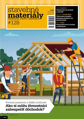 Obálka e-magazínu Stavebné materiály 3/2022