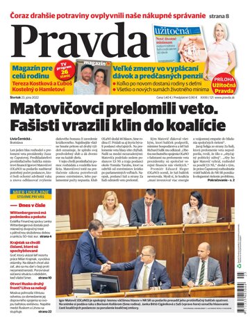 Obálka e-magazínu Pravda 23. 6. 2022