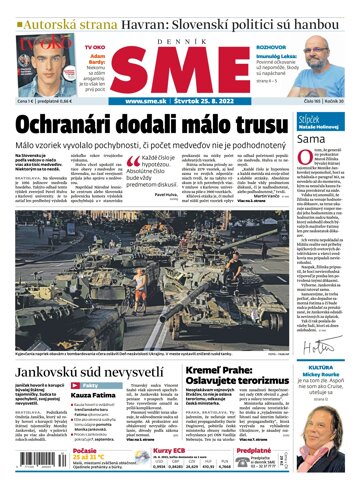 Obálka e-magazínu SME 25-8-2022