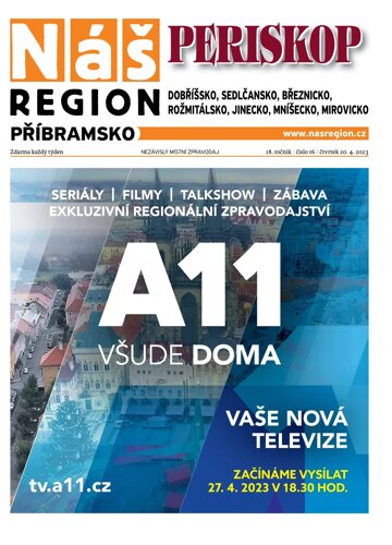 Obálka e-magazínu Náš Region - Příbramsko 16/2023