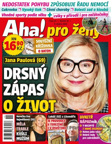Obálka e-magazínu AHA! pro ženy 15/2024
