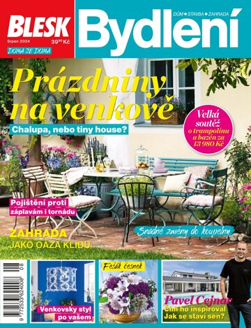 Obálka e-magazínu Blesk Bydlení 8/2024
