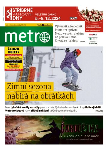 Obálka e-magazínu deník METRO 6.12.2024