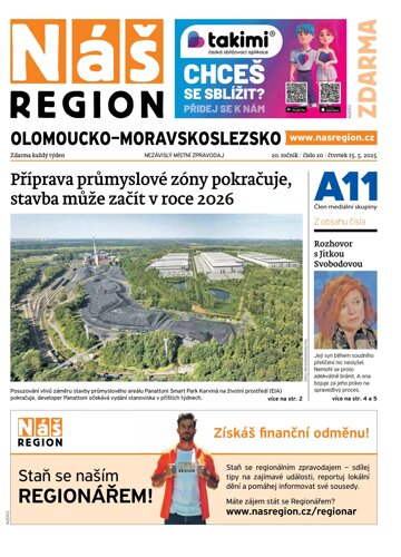 Obálka e-magazínu Náš Region - Olomoucko/Moravskoslezsko 20/2025