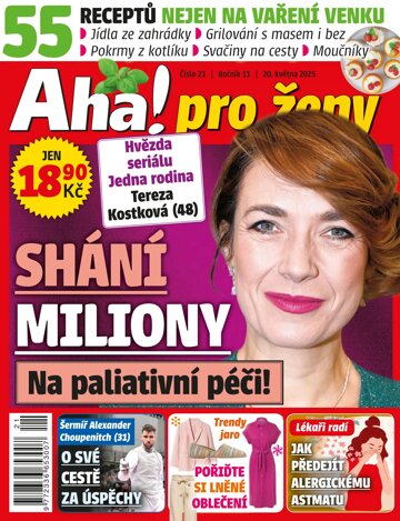 Obálka e-magazínu AHA! pro ženy 21/2025