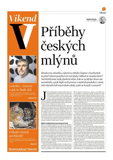 Obálka e-magazínu Hospodářské noviny - příloha Víkend 246 - 19.12.2025 Víkend