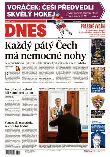 Obálka e-magazínu MF Dnes 6.1.2026