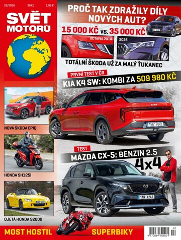 Obálka e-magazínu Svět motorů 22/2026