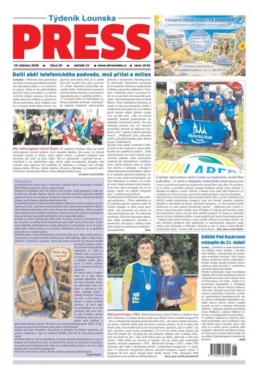 Obálka e-magazínu Lounský press 26/26